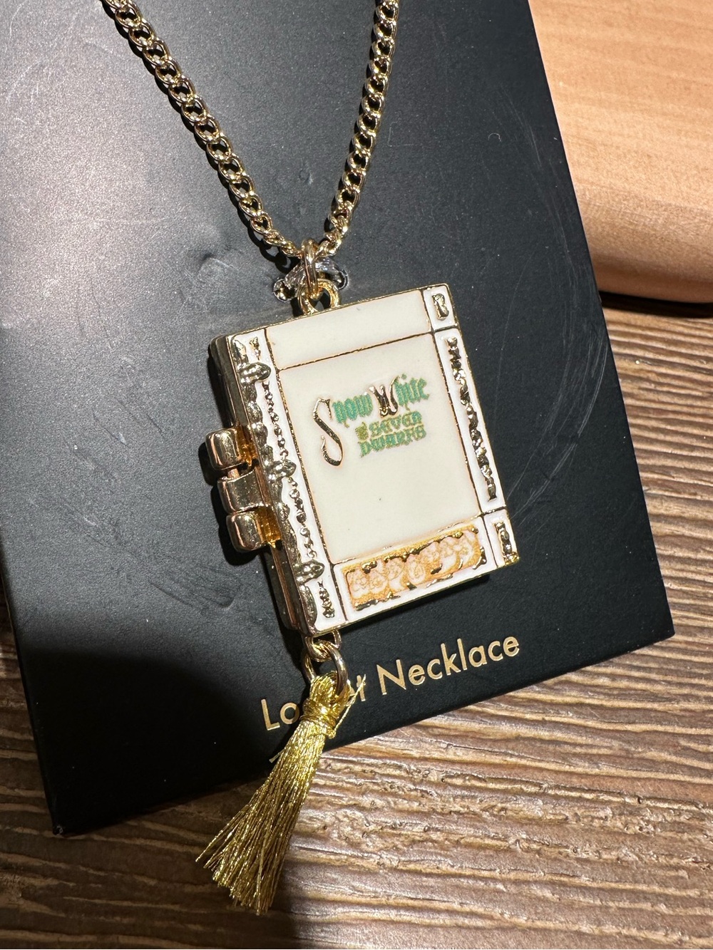 Disney Snow White Book Locket Necklace - Picture 3 of 10